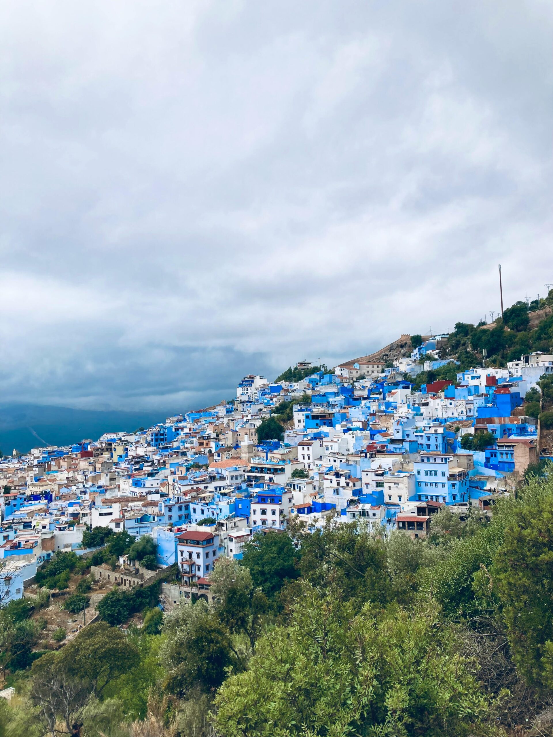 Chefchaouen blue city in northern Morocco